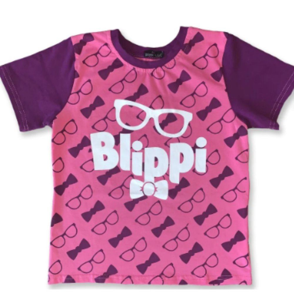 Blippi Official Pink Toddler T-shirt (2T, 3T & 4T)